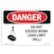Signmission OSHA Danger Sign, Do Not Exceed Work Load Limit Wll, 7in X 5in Decal, 5" W, 7" L, Landscape OS-DS-D-57-L-1761 - alternate 1